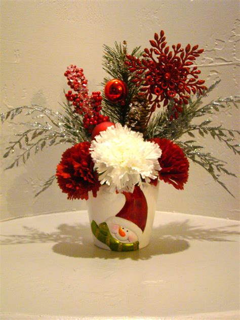 Christmas Silk Floral Arrangement 3009 Süs