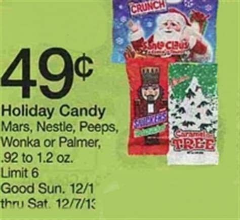 Very low out of pocket deals. FREE Mars Christmas Candy at CVS and Walgreens after ...