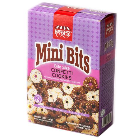 Passover Mini Bits Confetti Chocolate Cookies • Passover Cookies