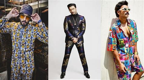 Quirkiest Prints Ranveer Singh Pulled Off Made Netizens Feel The Heat IWMBuzz