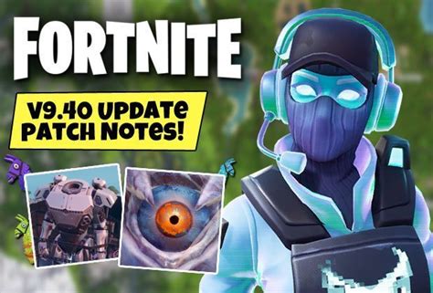 Fortnite Update 940 Patch Notes Delay Epic Games Season 9 Event