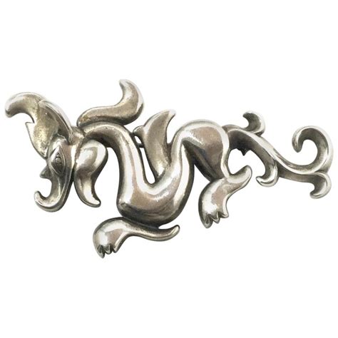 mma metropolitan museum sterling silver dragon pin pendant at 1stdibs mma sterling silver