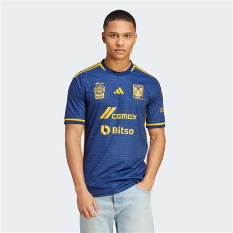 Adidas Tigres UANL 23 24 Away Jersey Blue Men S Soccer Adidas US