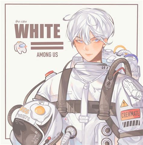 Among Us Anime Characters White