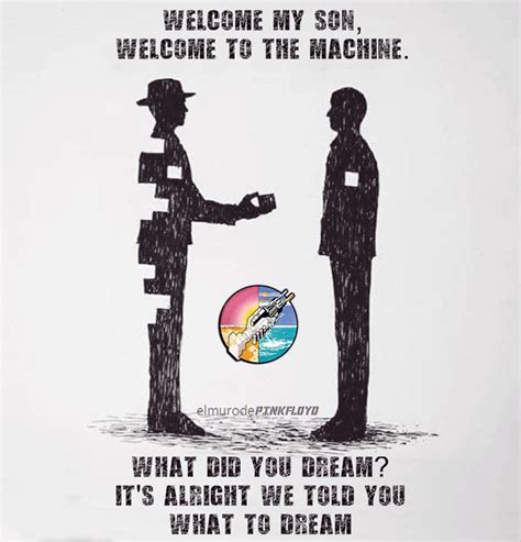 Welcome To The Machine Pink Floyd Lyrics Pink Floyd Art Pink Floyd