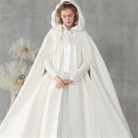Wedding Cape Hooded Bridal Cape Cloak Etsy