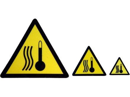 Check out our warning symbol selection for the very best in unique or custom, handmade pieces from our shops. High temperature hazard warning symbol label. | RWL113 ...