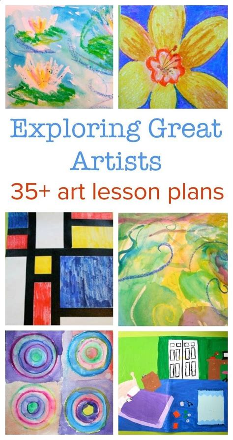 Complete Art Lessons For Exploring Great Artists Artist Profiles
