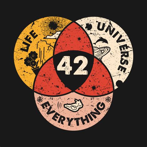 42 The Answer To Life The Universe And Everything Vintage 42 The