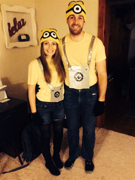 Diy Minions Couples Halloween Costume Diy Minion Costume Minion