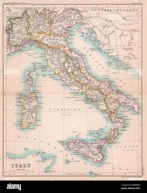 Vintage Italy Map Hi Res Stock Photography And Images Alamy