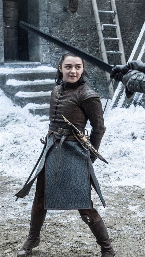 Arya Stark Game Of Thrones Got Gameofthrones Winteriscoming