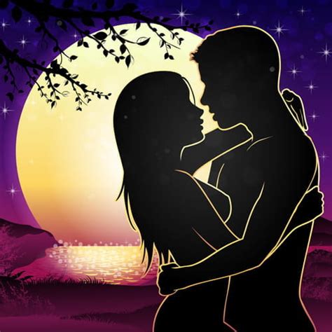 Lovers Silhouette With Moon And Tree Vector Eps Uidownload