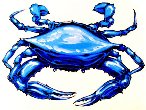 Blue Crab Painting Clipart Panda Free Clipart Images Blue Crabs