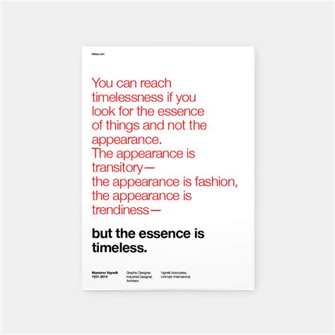 Massimo Vignelli Poster Series Behance