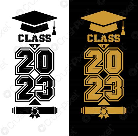 2023 Graduate Class Logo Stock Vector 5427412 Crushpixel