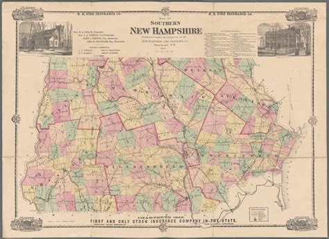 Map Of Southern New Hampshire Nypl Digital Collections