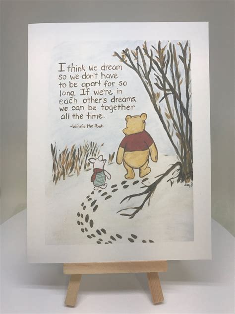 Pooh And Piglet Miss You Card Pooh And Piglet Together Card Etsy