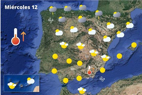 tiempo contrastado entre el norte y sur por la llegada de nuevos frentes previsión en españa el