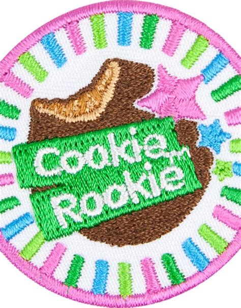 Little Brownie Baker 2020 Tagalongs Cookie Rookie Patch Girl Scouts