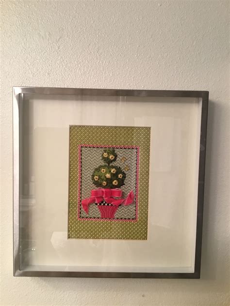 kelly clark topiary stitched by teri ambriz needlepoint stitch vintage needlepoint needlepoint
