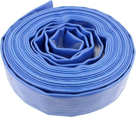 Jp Bisupply Lay Flat Hose 2in X 50ft Flat Discharge Hose