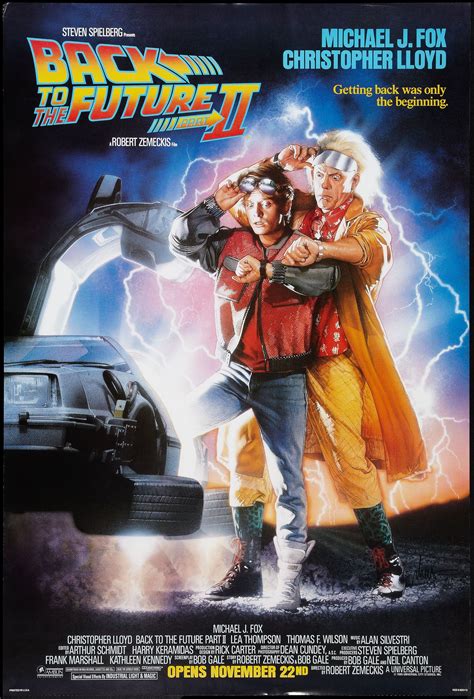 Back To The Future 2 Movie Poster Back To The Future Classic Movie