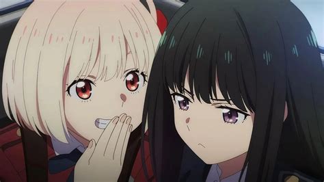 Wallpaper Anime Girls Anime Screenshot Lycoris Recoil Nishikigi Chisato Inoue Takina