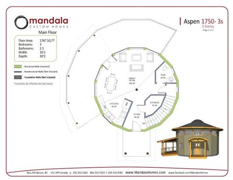 Aspen Series Floor Plans Mandala Homes Prefab Round Homes Energy