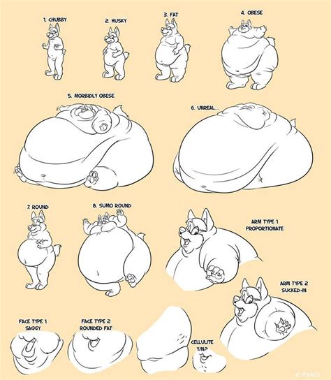 Reference Weight Gain By Fyuvix On Deviantart Drawing Cartoon Faces