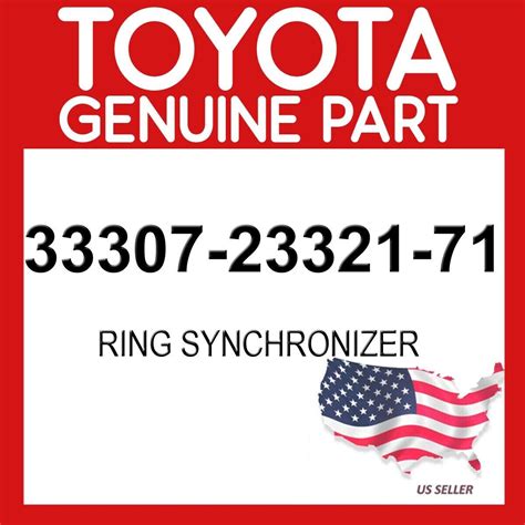 Toyota Genuine Oem 33307 23321 71 Ring Synchronizer 333072332171 Ebay