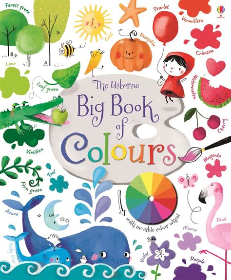 Usborne Big Book Of Colours Big Picture Book Acetate Page Usborne