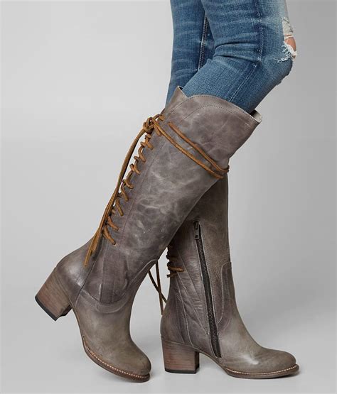 Freebird By Steven Cosmo Boot Womens Shoes In Stone Buckle Tall