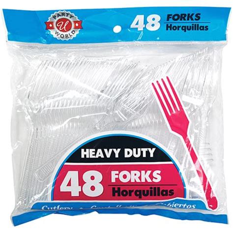 Wholesale Heavy Duty Clear Plastic Forks Glw