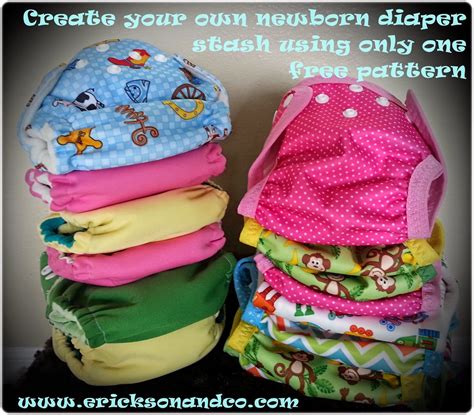 Free Sewing Pattern Sew Your Own Newborn Diaper Stash Using Only One