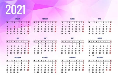 Calendarios Editables 2021 Para Descargar【 Gratis 】 Diseño De