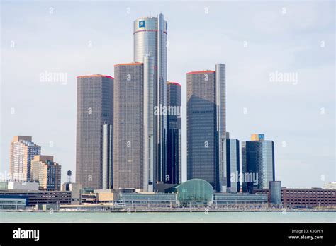 Detroit Mi April 8 2017 General Motors Building Gm Headquarters