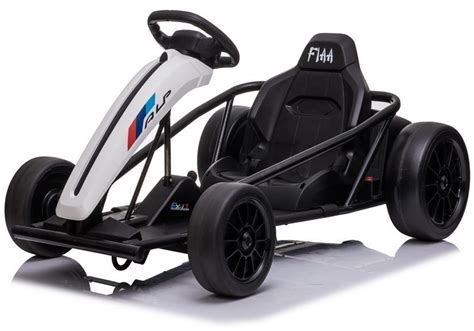 White 24v Challenger Outdoor Drifting Kids Go Kart - Kids VIP