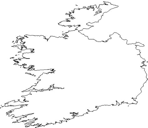 Images And Places Pictures And Info Ireland Map Blank