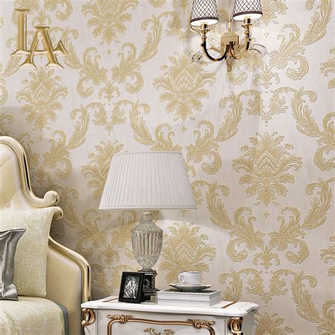 Dcohom Simple Luxury European Style 3d Wallpaper For Bedroom Living
