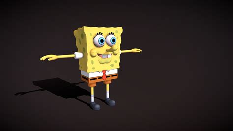 Spongebob Squarepants 3d Model By 3dprefabs 4dee5e4 Sketchfab