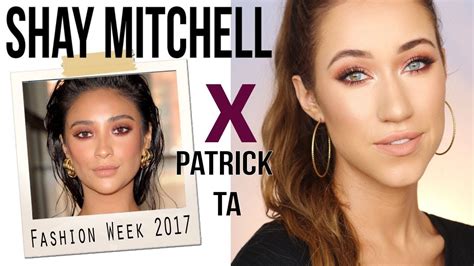 Shay Mitchell Inspired Fall Makeup Tutorial Patrick Ta Fashion Week