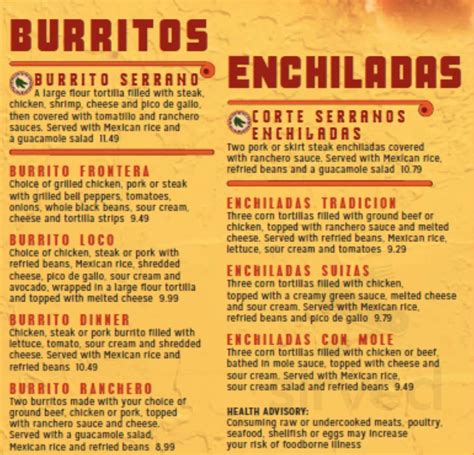 At serranos mexican food, we're all about authentic mexican cuisine and warm, welcoming service. Serranos Mexican Grill menu in Valparaiso, Indiana, USA
