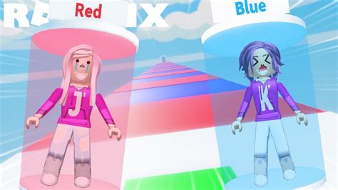 Red And Blue 2 Player Teamwork Obby Roblox Youtube