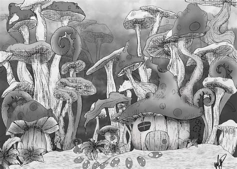 Artstation The Mushroom Forest