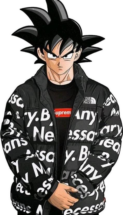 Download Superhero Supreme Goku In Black Jacket Wallpaper