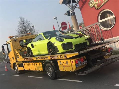 Porsche 911 Gt2 Rs Crashes At The Nurburgring The Supercar Blog