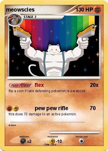 Pokémon Meowscles 3 3 Flex My Pokemon Card