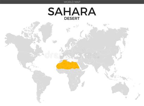 Sahara Desert World Map