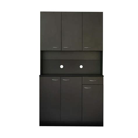 Black Armoire Storage Cabinet With 6 Doors（7087 Inh X 3937 Inw X 9